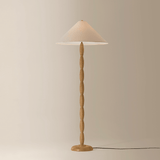 Troy Lighting | Parrish Floor Lamp - PATINA BRASS White Cliff Studio Floor Lamps