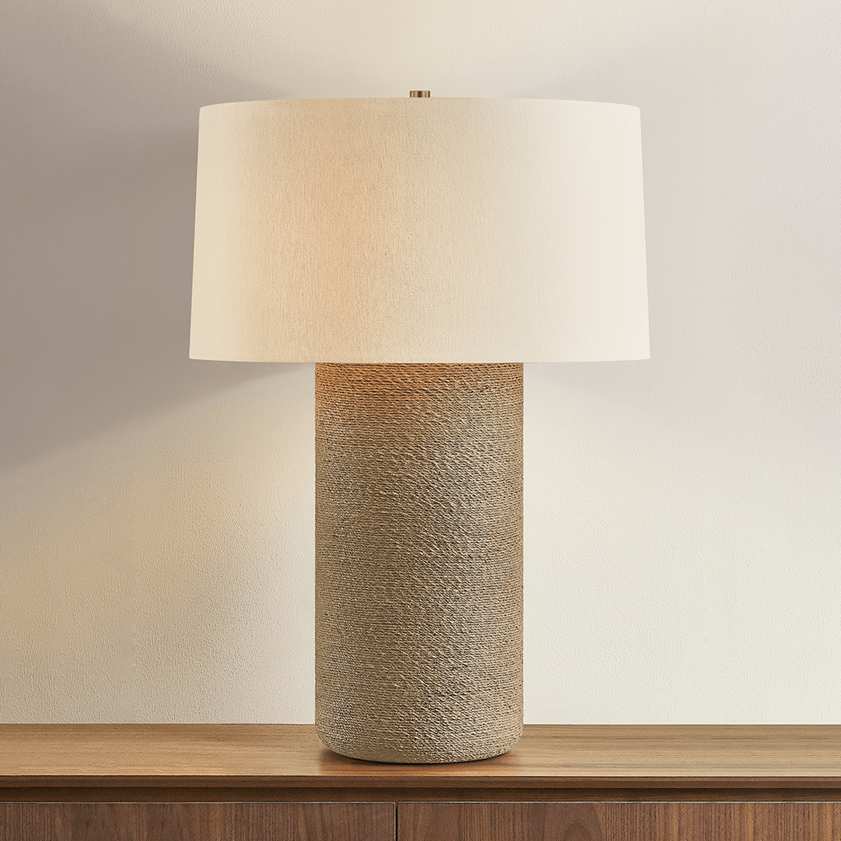 Troy Lighting | Roan Table Lamp - PATINA BRASS White Cliff Studio Table Lamps