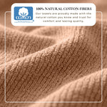 Turkish Cotton Ribbed 6-Piece Bath Towel Set - Georgiana Collection White Cliff Studio Towels