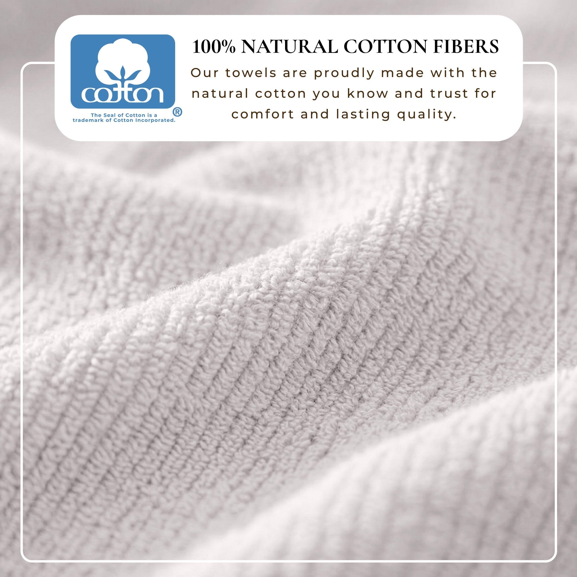 Turkish Cotton Ribbed 6-Piece Bath Towel Set - Georgiana Collection White Cliff Studio Towels