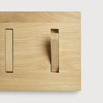 Utilitile wall hanger - varnished oak - 6 hangers White Cliff Studio Coat Hooks