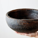 Vintage Iroko Wood Bowl