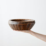 Vintage Iroko Wood Bowl