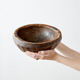 Vintage Iroko Wood Bowl