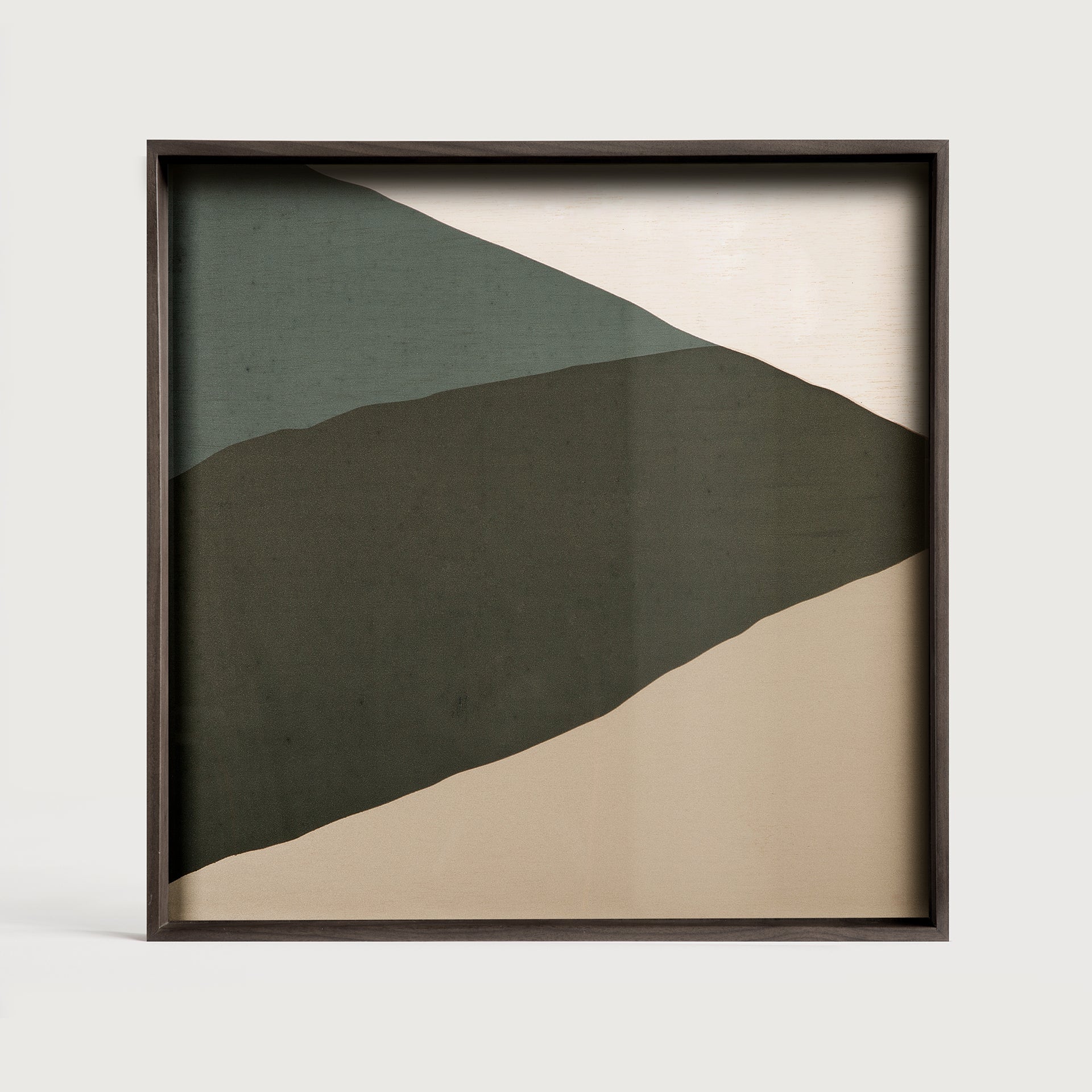 Wabi Sabi tray - glass - Blue - square - S White Cliff Studio Trays