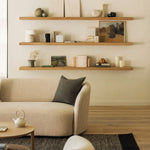 Wall shelf - oak White Cliff Studio Wall Shelf