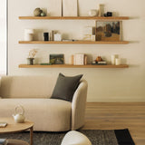 Wall shelf - oak White Cliff Studio Wall Shelf