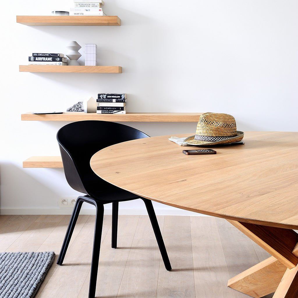 Wall shelf - oak White Cliff Studio Wall Shelf