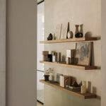 Wall shelf - oak White Cliff Studio Wall Shelf