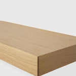 Wall shelf - oak White Cliff Studio Wall Shelf