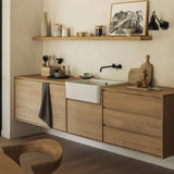 Wall shelf - oak White Cliff Studio Wall Shelf