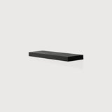 Wall shelf - varnished oak - black White Cliff Studio Wall Shelf