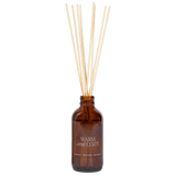 Warm and Cozy Amber Reed Diffuser White Cliff Studio Reed Diffusers