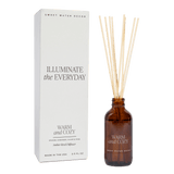 Warm and Cozy Amber Reed Diffuser White Cliff Studio Reed Diffusers