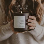 Warm and Cozy Soy Candle - Brown Matte Jar - 15 oz White Cliff Studio Candles and Candle Accessories