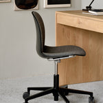 Wave desk - oak - 1 drawer - rectangular White Cliff Studio Desk