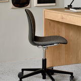 Wave desk - oak - 1 drawer - rectangular White Cliff Studio Desk