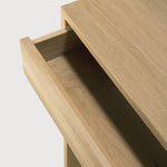 Wave desk - oak - 1 drawer - rectangular White Cliff Studio Desk