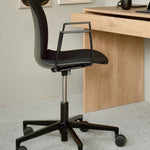 Wave desk - oak - 1 drawer - rectangular White Cliff Studio Desk