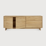 Wave sideboard - oak - 2 doors - 3 drawers White Cliff Studio Sideboard