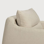 Weave lounge chair - Bone fabric - removable cover White Cliff Studio Lounge Chair