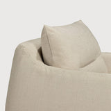 Weave lounge chair - Bone fabric - removable cover White Cliff Studio Lounge Chair