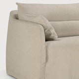 Weave sofa - Bone fabric - 3 seater - removable cover White Cliff Studio Sofa