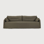 Weave sofa - Green fabric - 3 seater - removable cover White Cliff Studio Sofa