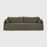 Weave sofa - Green fabric - 3 seater - removable cover White Cliff Studio Sofa