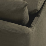 Weave sofa - Green fabric - 3 seater - removable cover White Cliff Studio Sofa