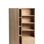 Whitebird cupboard - varnished oak - 1 door - 1 drawer White Cliff Studio Cab inet