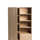 Whitebird cupboard - varnished oak - 1 door - 1 drawer White Cliff Studio Cab inet