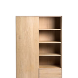 Whitebird cupboard - varnished oak - 1 door - 1 drawer White Cliff Studio Cab inet