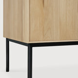 Whitebird cupboard - varnished oak - 1 door - 1 drawer White Cliff Studio Cab inet