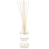 Wildflowers and Salt Clear Reed Diffuser White Cliff Studio Reed Diffusers
