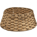 Woven Wicker Christmas Tree Collar White Cliff Studio Holiday Decor