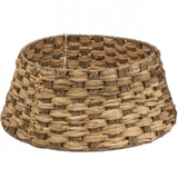 Woven Wicker Christmas Tree Collar White Cliff Studio Holiday Decor