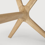 X dining table - oak - rectangular White Cliff Studio Dining Table