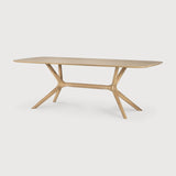 X dining table - oak - rectangular White Cliff Studio Dining Table