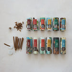 Vanilla Amber Incense Sticks with Marble Holder, Set of 12 - view 2