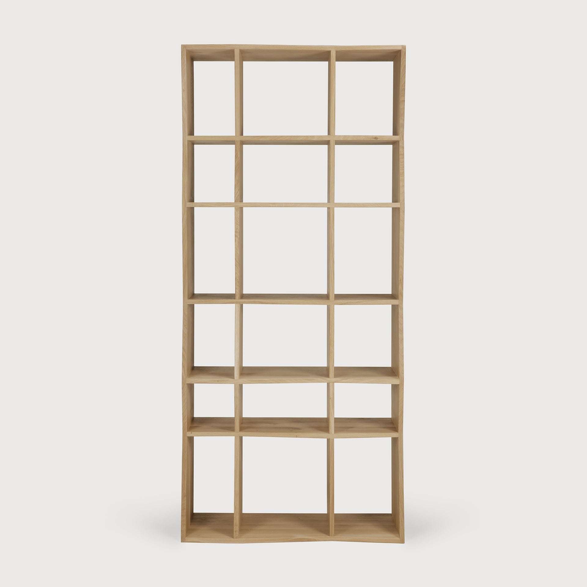 Z rack - oak - small White Cliff Studio Wall Shelf