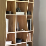 Z rack - oak - small White Cliff Studio Wall Shelf