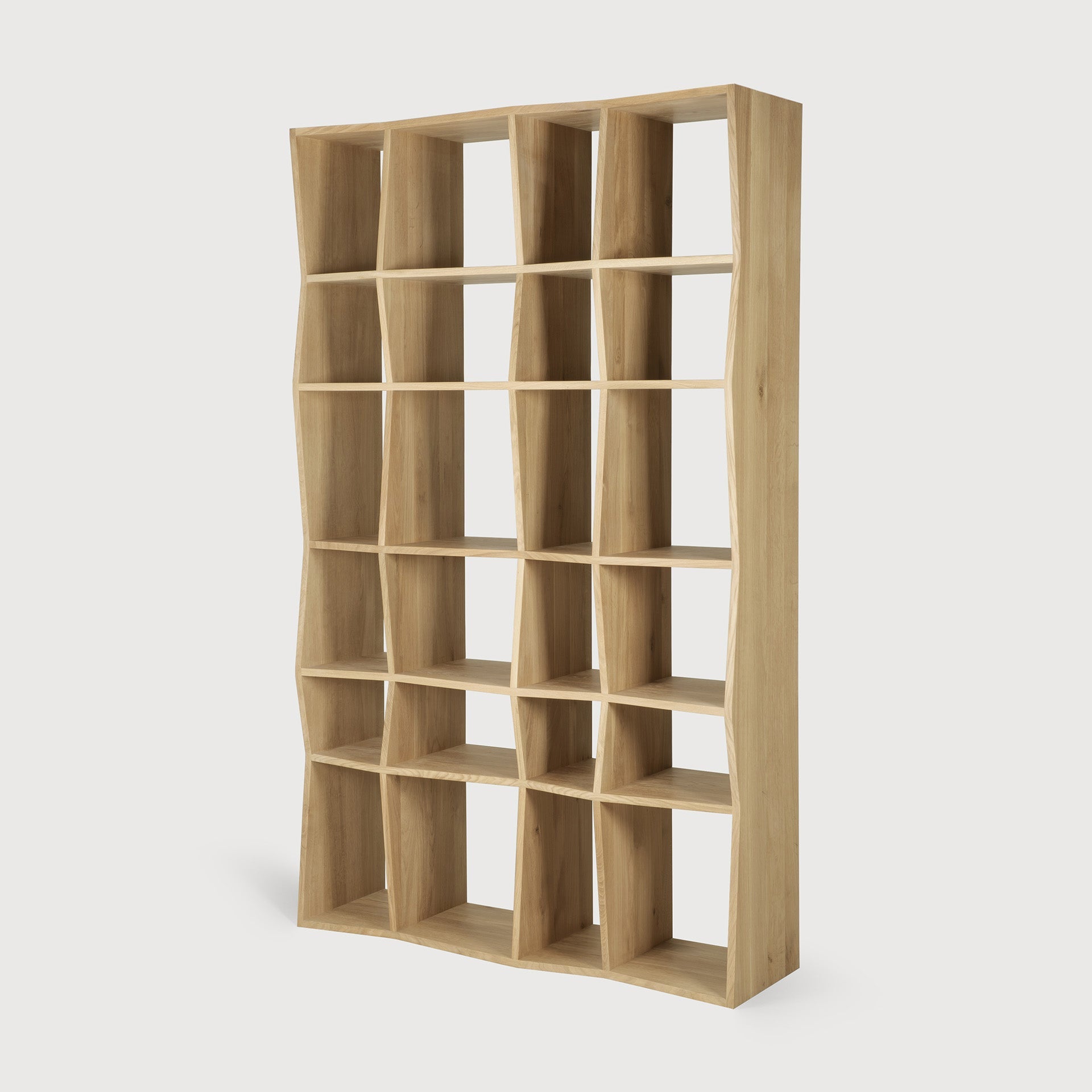 Z rack - oak White Cliff Studio Wall Shelf