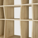 Z rack - oak White Cliff Studio Wall Shelf