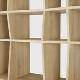 Z rack - oak White Cliff Studio Wall Shelf
