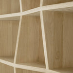 Z rack - oak White Cliff Studio Wall Shelf