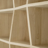 Z rack - oak White Cliff Studio Wall Shelf