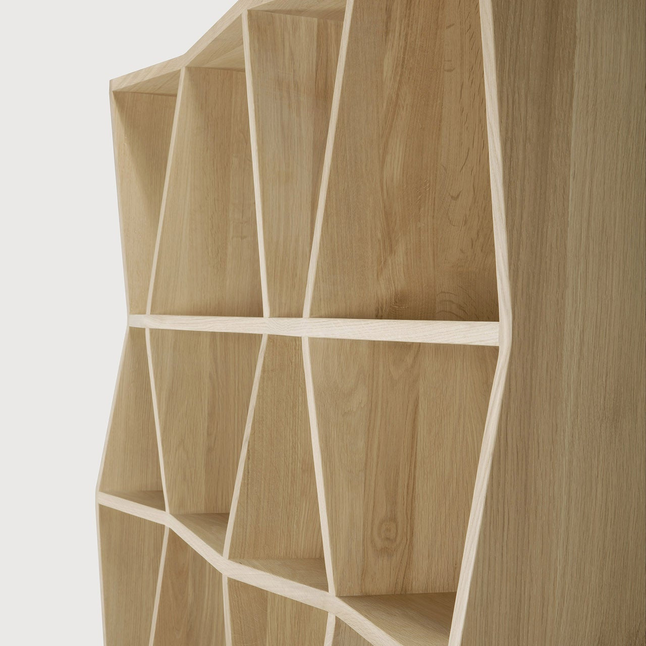 Z rack - oak White Cliff Studio Wall Shelf