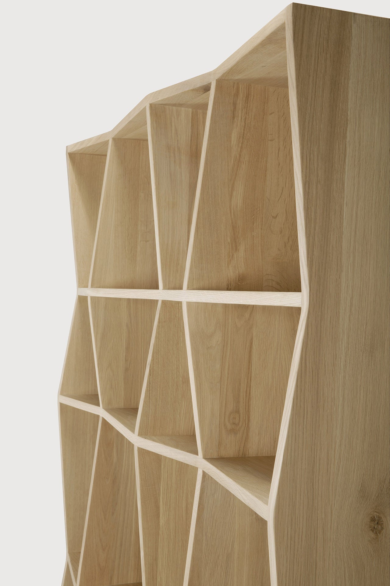 Z rack - oak White Cliff Studio Wall Shelf